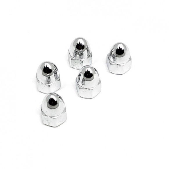 gardner-wescott - Écrous borgne - 3/8"-24 - Chrome - Pack de 5 - GARDNER-WESTCOTT