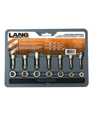 Lang Tools, thread restorer kit. Metric Univ.