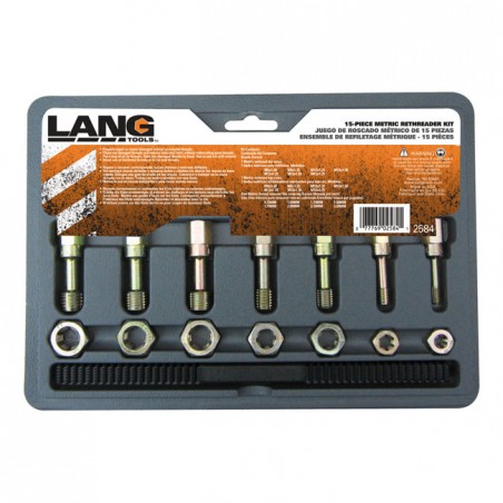 Lang Tools, thread restorer kit. Metric Univ.