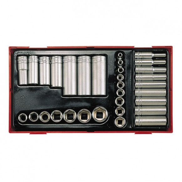 tengtools - 32pc long/short sockets - TENGTOOLS