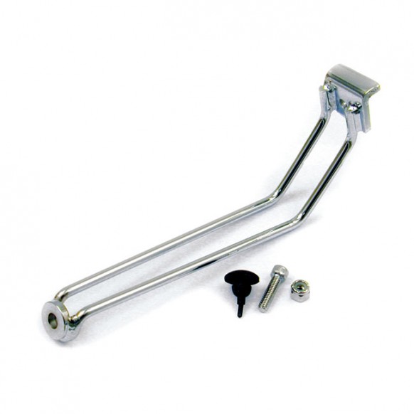 mcs - Kit d'extension de béquille - Harley-Davidson Softail de 1986 à 2006 & Touring de 1984 à 1990 - Chrome - MCS