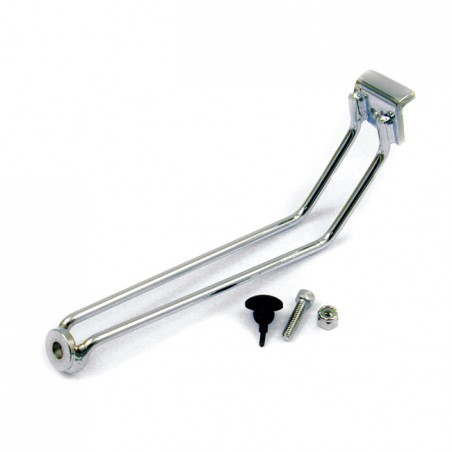 mcs - Kit d'extension de béquille - Harley-Davidson Softail de 1986 à 2006 & Touring de 1984 à 1990 - Chrome - MCS