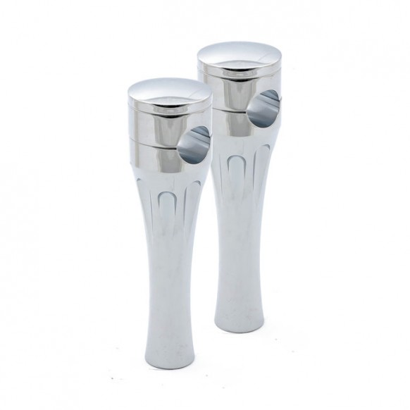 mcs - Risers Talon - 6" de hauteur - Pour guidon de 1" de diamètre - Harley-Davidson Big Twin & Sportster XL de 1973 à 2002 -