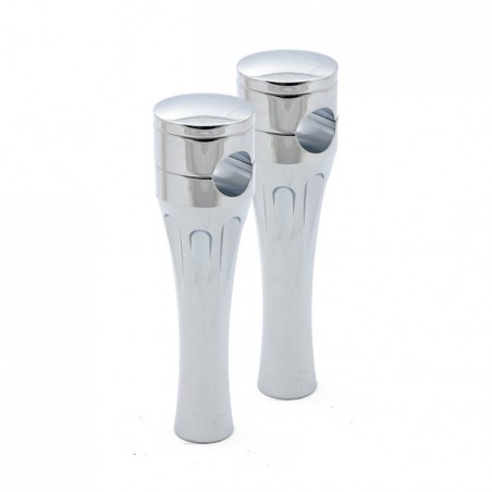mcs - Risers Talon - 6" de hauteur - Pour guidon de 1" de diamètre - Harley-Davidson Big Twin & Sportster XL de 1973 à 2002 -