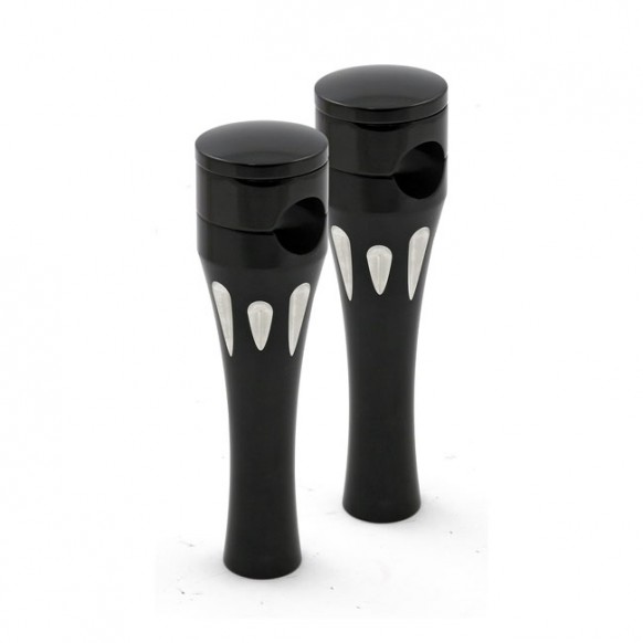 mcs - Risers Talon - 6" de hauteur - Pour guidon de 1" de diamètre - Harley-Davidson Big Twin & Sportster XL de 1973 à 2002 -