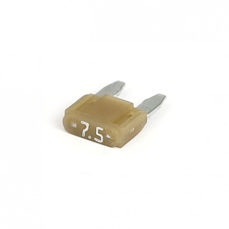 mcs - Mini fusibles à LED - 7.5 AMP - Universel - Marron - MCS
