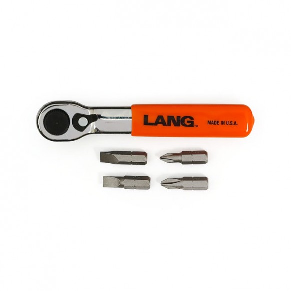 lang tools - Mini Ratcheting Bit Wrench - Fine Tooth - LANG