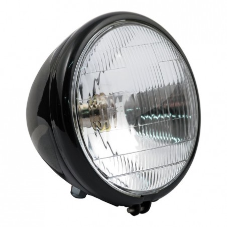 BLACK SPRINGER HEADLIGHT ASSY 6-V 36-54 FL SPRINGERS(NU)
