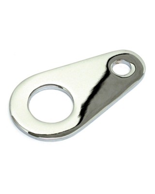 Ignition switch bracket, single mount hole. Chrome 78-84 FXE, FXS (NU) custom applications