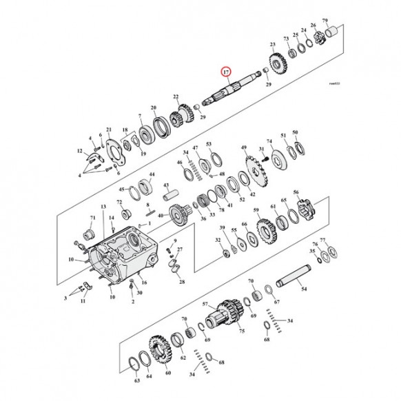 MAINSHAFT 65-69 FL(NU)