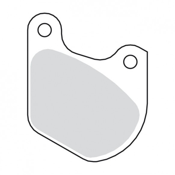 TRW brake pads front & rear, organic FRONT: 80-83 FLT. REAR: 79-81 XL(NU)
