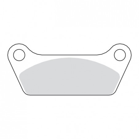 TRW brake pads rear, organic REAR: 80-85 FL, FLT, FLHT (NU)