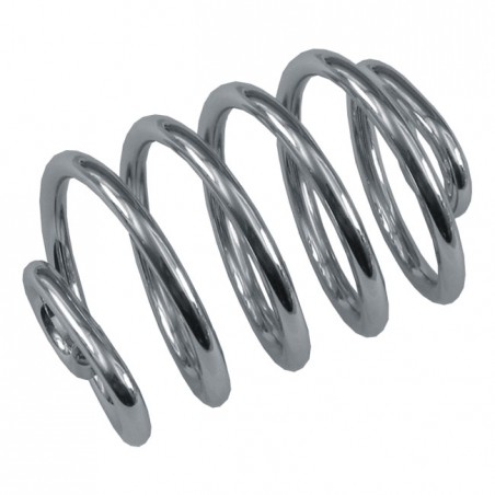 mcs - Ressort de selle solo - 4" de hauteur - Cylindrique - Chrome - MCS