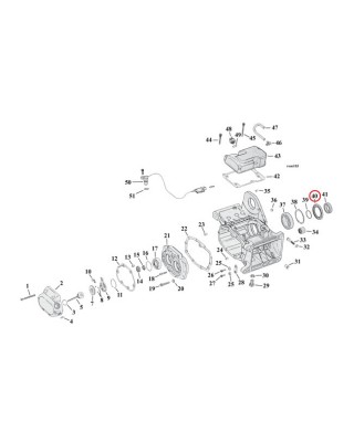 JAMES OIL SEAL, MAINSHAFT L94-06 5-SP B.T. 95-05 XL(NU)