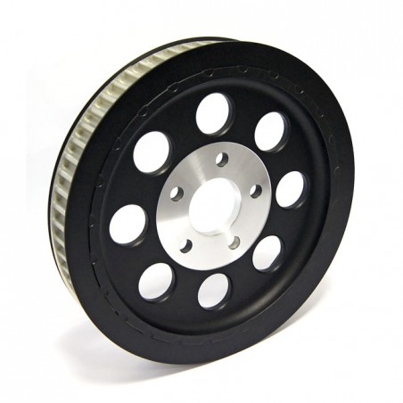 mcs - Poulie de roue arrière - Type OEM - 1.5" - 61 Dents - Harley-Davidson Big Twin de 1984 à 1999 - Noir - MCS