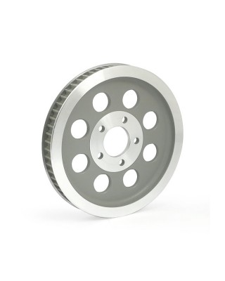mcs - Poulie de roue arrière - Type OEM - 1.125" - 61 Dents - Harley-Davidson Sportster XL de 2000 à 2003 - Argenté - MCS