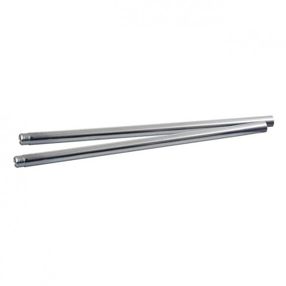 mcs - Tubes de fourche - 41mm - 26.375" de long - Harley-Davidson Softail FXST & Dyna FXDWG de 2000 à 2015 - Chrome - MCS