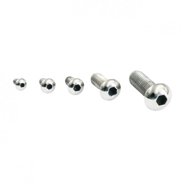 gardner-wescott - Vis Allen métrique tête bouton - M4 x 8MM - Inox poli - Pack de 5 - GARDNER-WESTCOTT