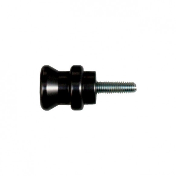 BIKE-LIFT, rear aluminum bobbins 6mm, titanium Yamaha, Aprillia, Triumph