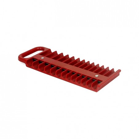 lisle - 1/4" Magnetic Socket Holder - Red - LISLE