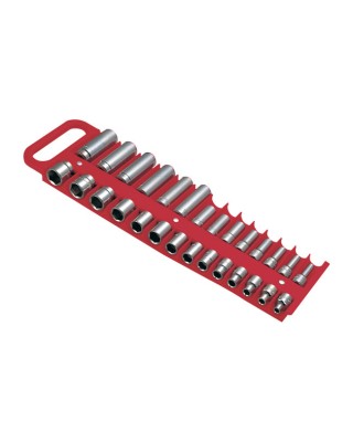 lisle - 3/8" Socket Holder - Red - LISLE