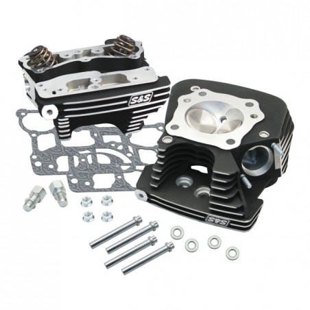S&S, SuperStock cylinder head kit. Black 06-17 Twin Cam (excl. Twin-Cooled models) (NU)