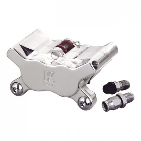 K-Tech 4-piston brake caliper. Polished Custom applications