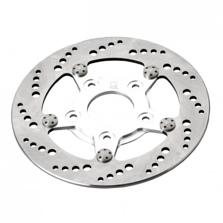kustom tech - Disque de frein arrière Drilled - Côté gauche - 8.5" - Harley-Davidson Dyna de 2000 à 2017, Softail à partir