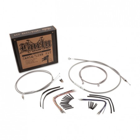 Burly Apehanger Cable/Line Kit 00-06 FXST/B/D (NU)