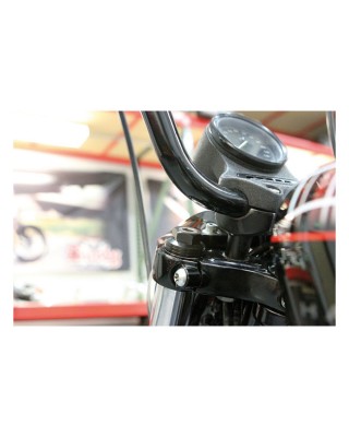 FORK PRELOAD ADJUSTERS, BLACK ANO 87-94 FXR 91-05 Dyna (excl. FXDWG) 88-15 XL & 16-20 XL cartridge models right cap only. (excl