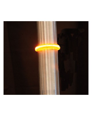 custom dynamics - Clignotants leds truwrapz® pour fourches 49mm par - CUSTOM DYNAMICS