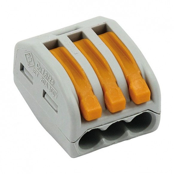 custom dynamics - Cage Clamp Connector - 3-Position - CUSTOM DYNAMICS