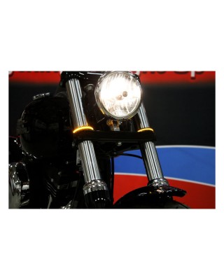 custom dynamics - Eclipze Led Fork Wrap Around Turn Signal - CUSTOM DYNAMICS