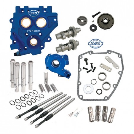 S&S, complete cam chest kit with gear drive 551GE cams 06-17 Dyna 07-17 Softail 07-16 Touring (NU)