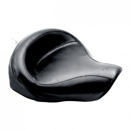 mustang - Selle solo Vintage - 15" de large - Harley-Davidson Dyna de 1996 à 2003 - Noir - MUSTANG