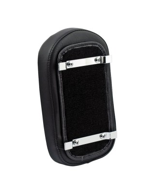 Mustang, OEM style sissy bar pad. Black All H-D with stock/aftermarket sissy bars (excl. Touring and 18-21 Softail models)
