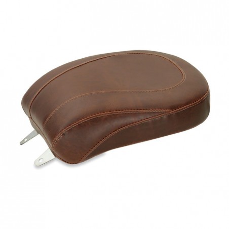 mustang - Selle passager Tripper - 10" de large - Harley-Davidson Softail de 2000 à 2006 - Marron - MUSTANG