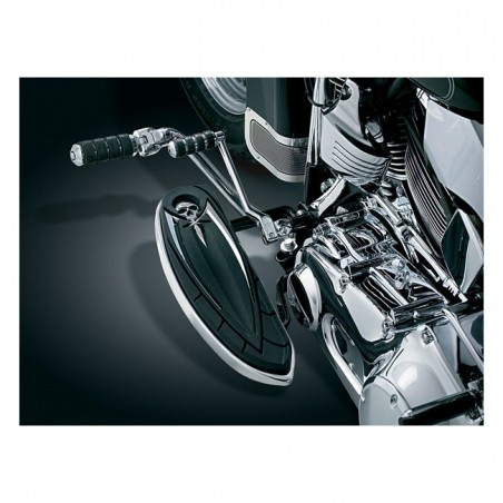 KURYAKYN ZOMBIE FLOORBOARD COVERS 86-17 FL Softail 12-16 Dyna FLD Switchback 83-20 FLT/Touring, Trikes