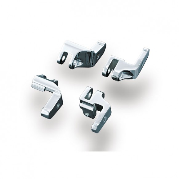 Kuryakyn, rider floorboard relocator brackets 00-17 FL Softail models (NU)