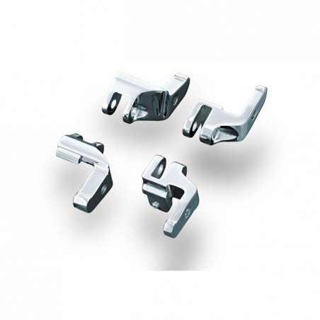 Kuryakyn, rider floorboard relocator brackets 00-17 FL Softail models (NU)