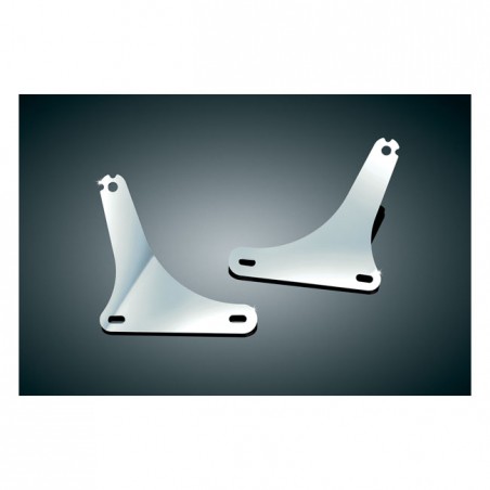 Kuryakyn, mount brackets for Multi-Purpose backrest 03-17 FLSTC/I 2006 FLST/I 05-07 FLSTSC/I 07-17 FLSTN 2003 FLSTS/I.