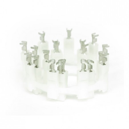 NAMZ, AMP .187" white speakers terminals . White