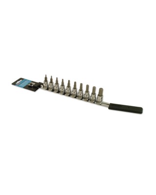 Cruztools, hex socket bit set. 3/8" drive Univ.