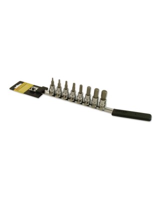 Cruztools, hex socket bit set. 3/8" drive