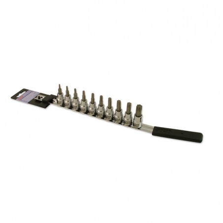Cruztools, Torx® socket bit set. 3/8" drive Univ.