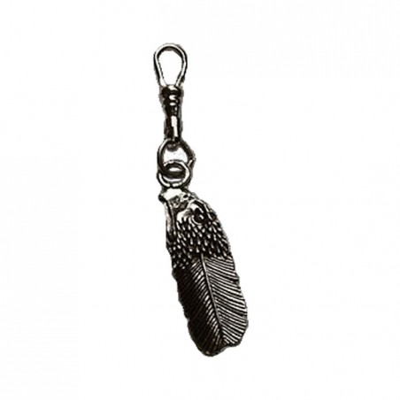 mcs - Eagle head feather zipper pull - MCS