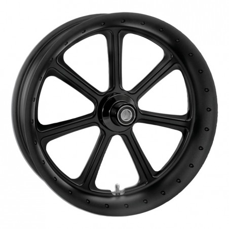 rsd - Roue avant Diesel - 3.5" x 23" - Harley-Davidson Dyna FXDWG, Softail FXSTD & FXST de 2000 à 2006 - Simple disque - Black