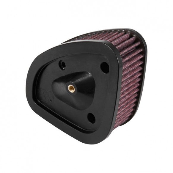 K&N, air filter element 17-21 Touring 17-21 Trikes. With OEM wedge styled air cleaner housing