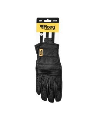ROEG Hank leather gloves black