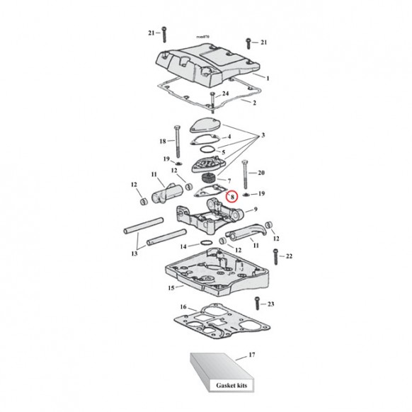 COMETIC GASKETS, BREATHER BAFFLE 99-10 TC/B(NU)